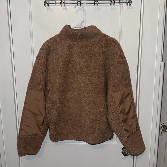 New Fabletics Tahoe Teddy Jacket Waffle Cone womens size M - Picture 9 of 11